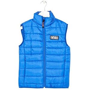 Nasa donsjack, mouwloos, blauw, 8 jaar, jongens, Blauw
