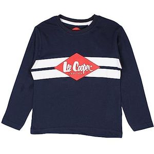 Lee Cooper Glc1076 Ts S3 T-shirt voor jongens, Marinier