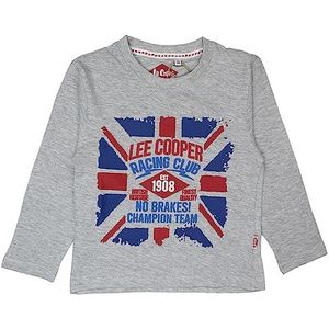 Lee Cooper Glc7073 Tml S1 T-shirt voor jongens, grijs.