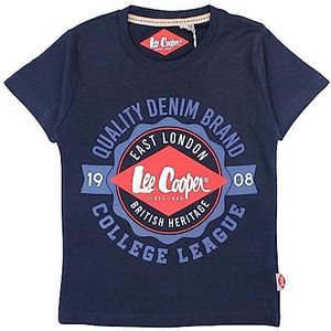 Lee Cooper T-shirt voor jongens, Marineblauw, 4 Jaren