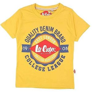 Lee Cooper T-shirt voor jongens, Geel, 4 Jaren
