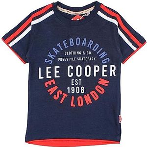 Lee Cooper T-shirt voor jongens, Marineblauw, 4 Jaren