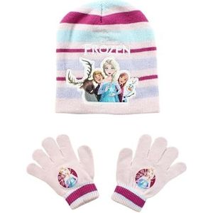 Disney FRO23-2997 S2-TU winteraccessoireset roze, eenheidsmaat meisjes S, roze, maat única, Roze