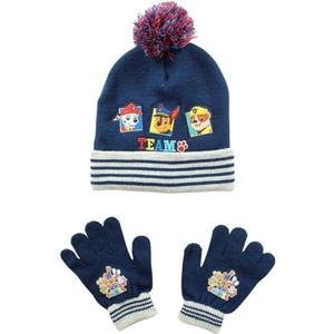 Disney Paw Patrol handschoenmuts voor kinderen, hoed voor jongens, Navy Blauw