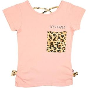 Lee Cooper Meisjes T-Shirt Fille T-shirt Dames, Corail, koraal (coral), 6 Jaar
