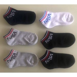 6 paar NASA heren sokken - Maat 39/42