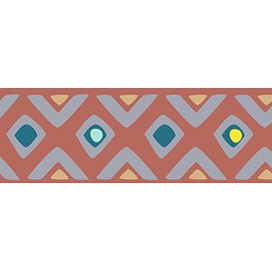 Plage 3 stuks Tribal bewustzijnboord oranje (300 x 10 cm), acryl, 300 x 0,2 x 10 cm,