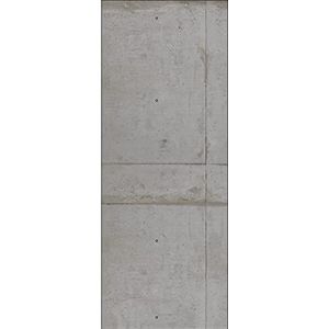 Plage Vliesbehang, industrieel behang, grijs, 98 x 0,2 x 240 cm