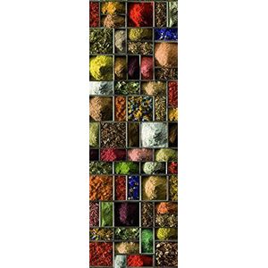 PLAGE KITCHEN stickers voor keukens en koelkast-specerijen-180 x 59,5 cm, vinyl, kleurrijk, 180 x 0,1 x 59,5 cm