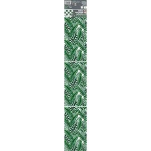 PLAGE 260618 6 Tegels Stickers - Bananenblad, Groen (15 x 15 cm)