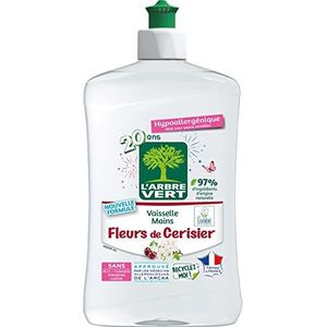 L'Arbre Vert afwasmiddel, handwas, kersenbloesem, hypoallergeen, 1 stuk