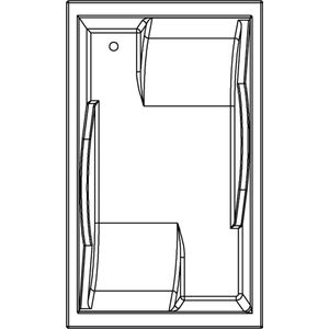 Allibert Confidence Rechthoekig Bad 180x120cm