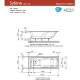 Allibert Sylene Rechthoekig Bad 170x70cm