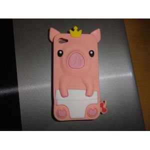 Beschermhoes voor iPhone 4/4S, varken