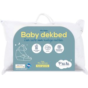 Baby Dekbeds-sPeuter / Kleuter - 75x120 cm - Anti-allergisch - Ideaal voor bed 60x120 cm - 100% Microvezel - Oeko-Tex®