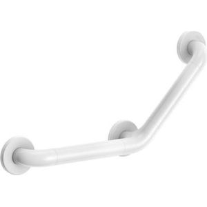 Greep 135° Ø32 220x220 3 bevestigingspunten nylon wit