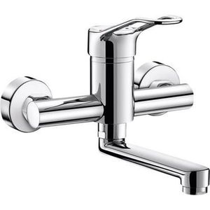 Delabie Mech. Muurmngkrn Securit Draaib Uitl L.150 Open Greep S-Kop