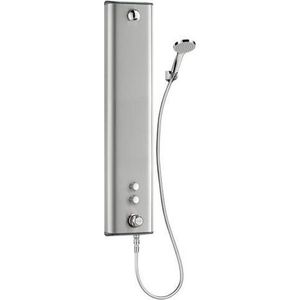 SECURITHERM therm. dchepaneel RVS verb.aansl. handdouche+kop