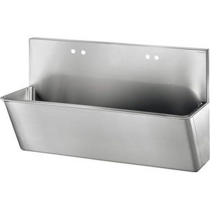 Medische scrub met hoge spatwand