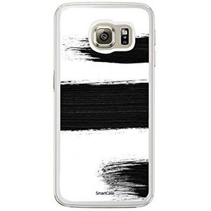 Beschermhoes + gehard glas type 3D weerstand 9H Dikte 0,33 mmgalaxy S6 Edge (Smartcase® Stripes