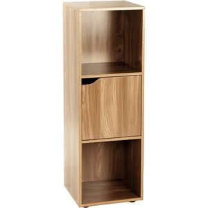 Calicosy - Meubels met 4 Vakken - Houten Decor - MDF - Modulaire Opbergkolom - Stevig En Functioneel