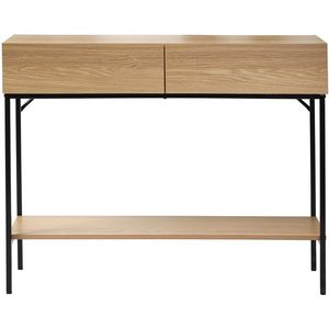 Console 2 Laden 1 Plank - Houten Decor - L100 x H80 cm