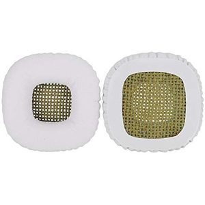 Yunir 1 Paar Geheugen Zachte Spons Vorm Oordopjes Oortelefoon Mouw Oorbeschermer Case Vervanging voor MAJOR II (Wit)