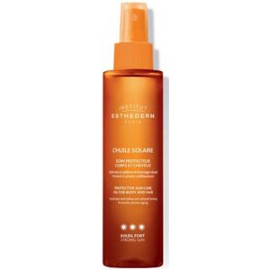 Institut Esthederm Sun Care Protective Sun Care Oil For Body And Hair Bruiningsolie voor Lichaam en Haar met Hoge UV Bescherming 150 ml