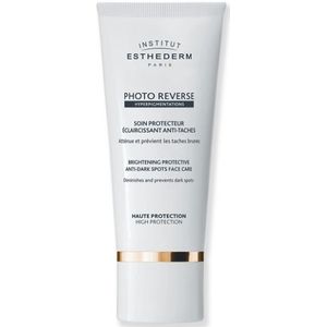 Institut Esthederm Photo Reverse Brightening Protective Anti-Dark Spots Face Care Verhelderende Beschermende Verzorging tegen Pigmentvlekken met Hoge UV Bescherming SPF 50+ 50 ml
