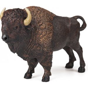 Papo - Amerikaanse bizon Het wilde leven dierenfiguur, 50119, papo-50119-bison, klein