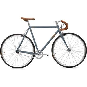 Finna - Velodrome - Fixie Fiets - Grey Matter - Full CR-MOLY Frame