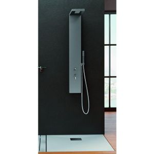 Kinedo Aquastyle douchepaneel - 153cm - met thermostaat - met handdoucheset - RVS geborsteld cd311