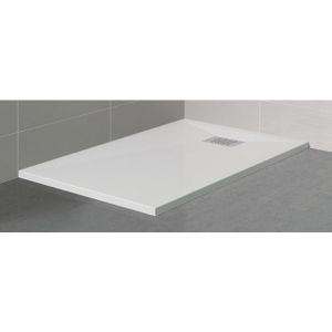 Kinedo Kinesurf douchebak 120x80x11cm afvoer aan korte zijde wit rd251