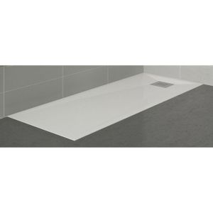 Kinedo Kinesurf douchebak 180x80x11cm afvoer korte zijde antislip wit rd267ad