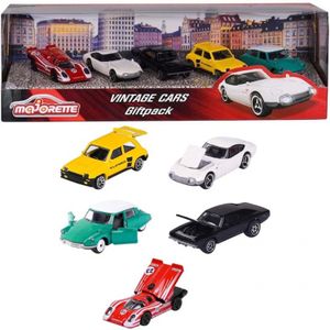 MAJORETTE Vintage cadeauverpakking, 5 stuks