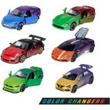 Majorette Kleur wisselaars, gegoten voertuigen, Speelgoedauto's, 1 eenheid, willekeurig model