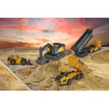 Simba Toys,Majorette 212057287 Volvo 4 Pieces Giftpack, schwarz/gelb,Meerkleurig