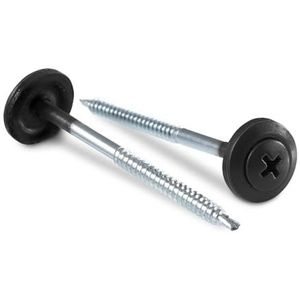 Onduline Schroeven - Zelftappend - Zwart - 60 X 3,9mm - 100 Stuks