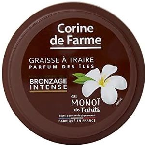 Corine de Farme - Intensief bruiningsmelkvet - Bronzing Olie - Intensieve bruining zonder zelfbruiner - Monoï de Tahiti, Parfum des Îles - Pot 150 ml