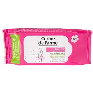 Corine De Farme Natuurlijke intieme verzorging Milde en beschermende doekjes