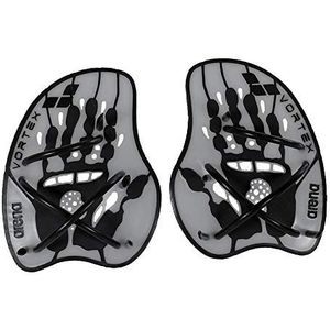 Arena - Vortex Evolution Hand Paddle - Silver/Black - Polypropyleen/Siliconen/Thermoplastisch Rubber
