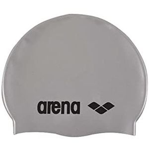 ARENA Classic Siliconen Cap, uniseks, volwassenen, verschillende maten, eenheidsmaat, grijs/zwart/wit