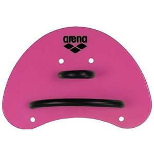 arena Unisex zwemwedstrijd trainingshulp vinger paddle elite voor krachttraining onder de arm, roze-zwart (95), S