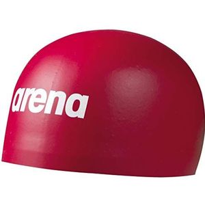 ARENA Unisex 3D zachte badmuts voor volwassenen, rood, M