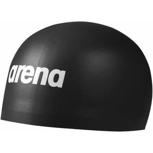 arena - 3D Soft Swim Cap - Badmuts - Zwart - 100% Siliconen, Hydrodynamische Prestaties