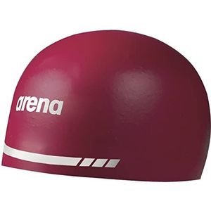 Arena 3D Soft USA Unisex Racing badmuts voor dames en heren, 100% siliconen, rood, groot