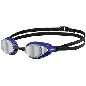 ARENA Unisex Volwassen Air-Speed Anti-Fog Racing Zwembril voor Mannen en Vrouwen Speciale Air Seals Technologie Spiegel Lens, Zilver/Blauw