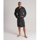 Arena - Zeppelin Light - Badjas - Zwart - 100% Katoen, Absorberend, Met Capuchon