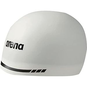 Arena Unisex Arena 3d zachte siliconen unisex voor dames en heren badmuts, wit, XL UK