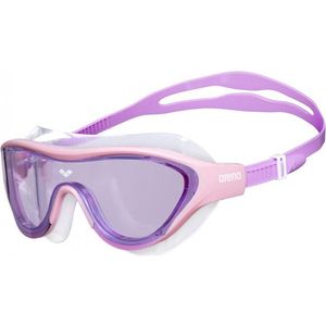 Arena The One Mask Jr Youth Swim Goggles for Boys and Girls, Pink/Violet